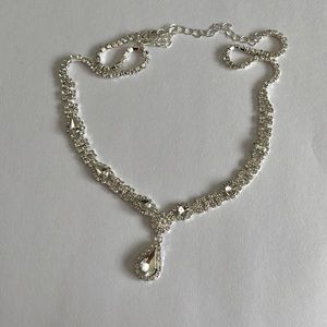 silver jewel necklace